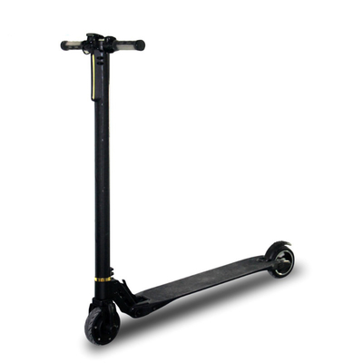 Black Mini Electric Kids Scooter Folding Electric Scooter Carbon Fiber 2 Wheel For Teeagers